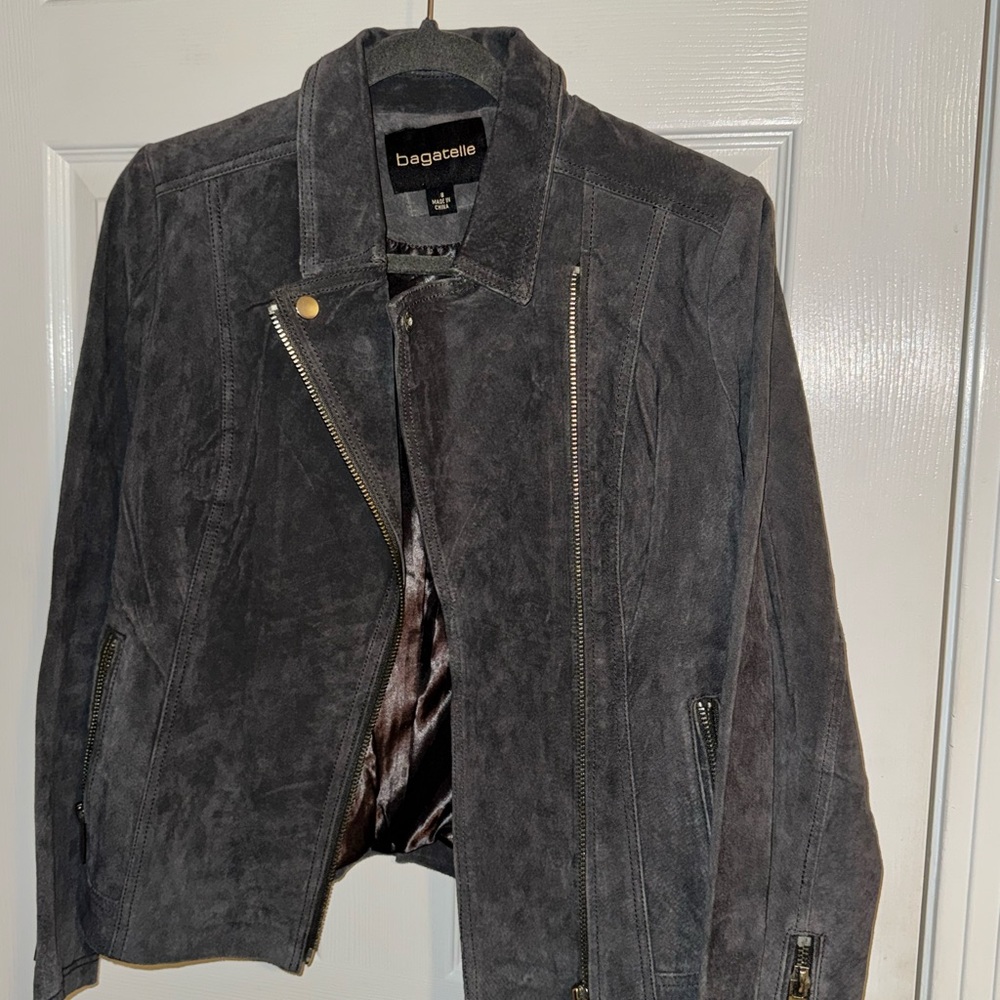 Bagatelle Leather Jacket with Black Finish